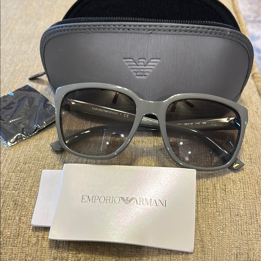 Emporio Armani Gray Sunglasses